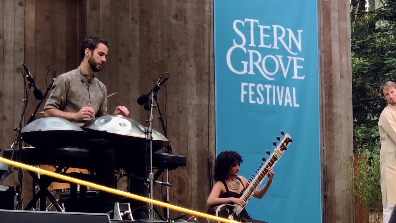 Anoushka Shankar with Manu Delago at Sterngrove Festival