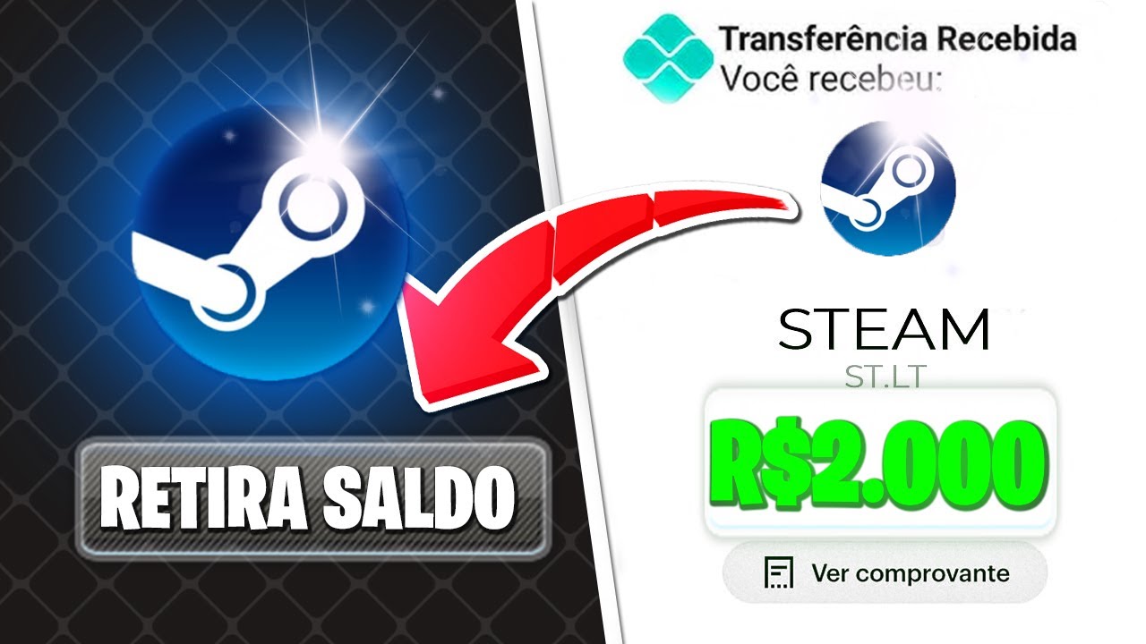 COMO RETIRAR O SALDO STEAM pra DINHEIRO REAL 🤔