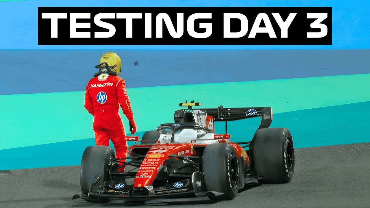 F1 Bahrain Testing Day 3: Antonelli Leader, Hamilton’s Ferrari Breaks Down!