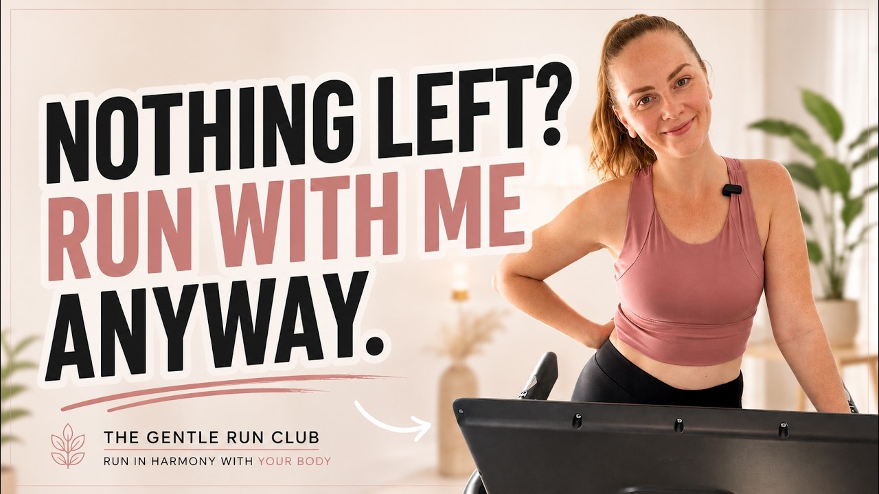 25 Min Luteal Phase Treadmill Run | PMS Workout for Beginners