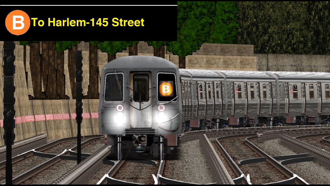 OpenBVE (B) Brighton Beach To Harlem-145 Street (R68)(Midday & Late Evening)
