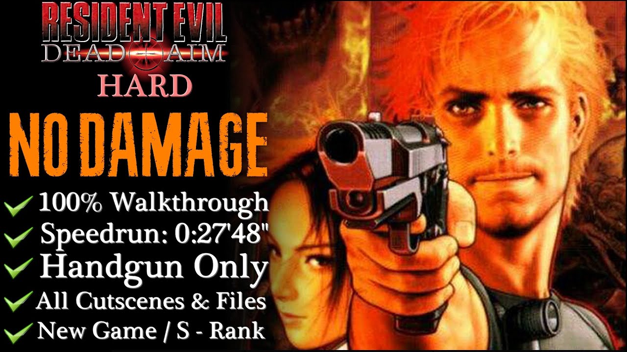【RE:Dead Aim】NO DAMAGE/Hard/S-Rank - 100% Walkthrough