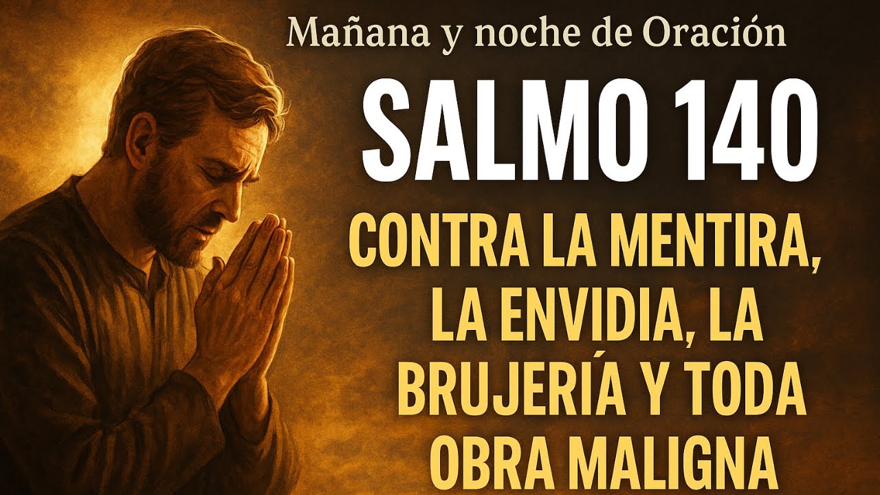 🔥SALMO 140 | PODEROSA ORACI&Oacute;N CONTRA LA MENTIRA, LA ENVIDIA, LA BRUJER&Iacute;A Y TODA OBRA MALIGNA 🙏