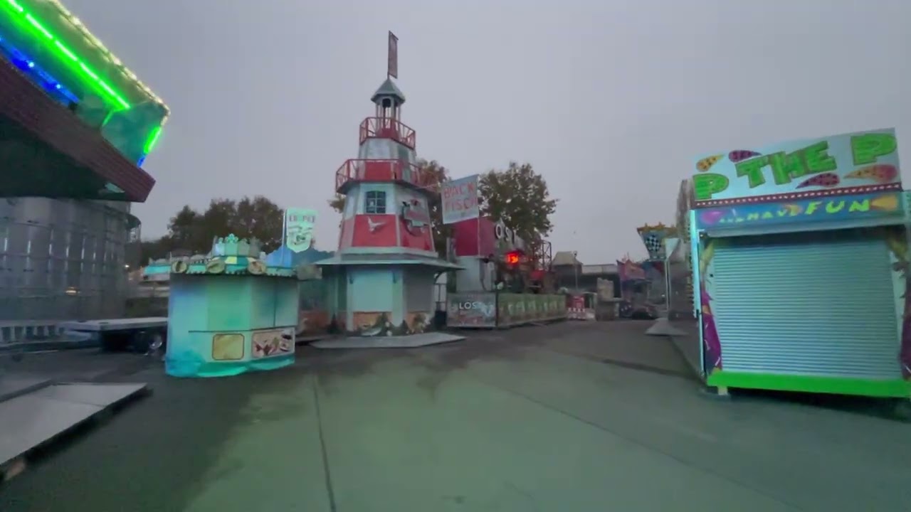 Aufbau-Rundgang Martinikirmes Dinslaken 2024