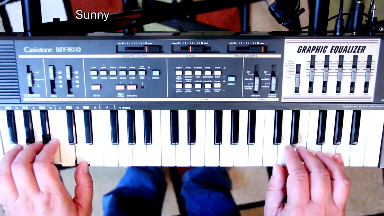 A few cool tunes with the Casio MT-100 Casiotone