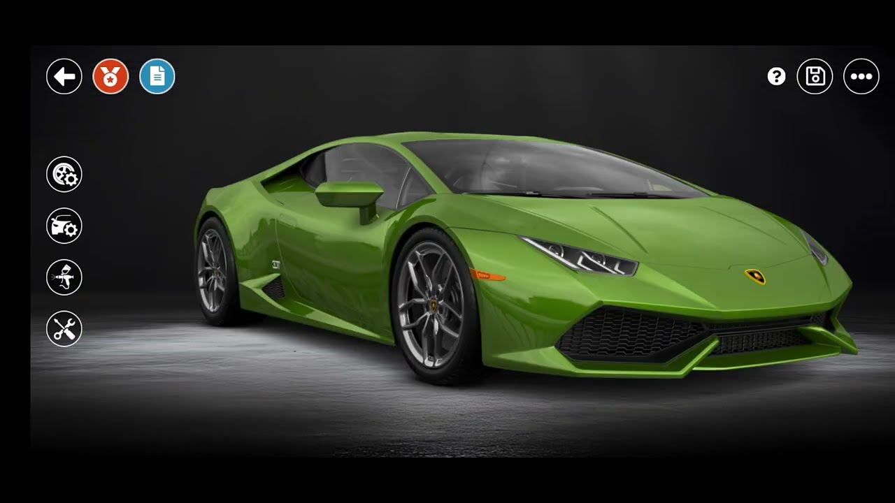 مرحبا بعد انقطاع طويل اقدم لكم سيارة Lamborghini Huracan سيارة ايطاليه فاخره 
