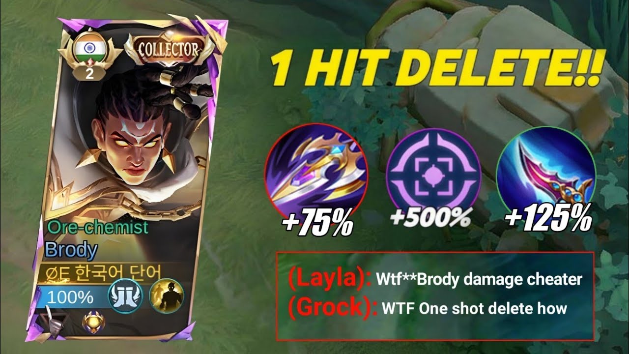 META BRODY SOLO KILL EMBLEM ONE HIT BUILD!! 500% DAMAGE HACK!?😱 ( MUST TRY! )BRODY BEST BUILD 2026‼️