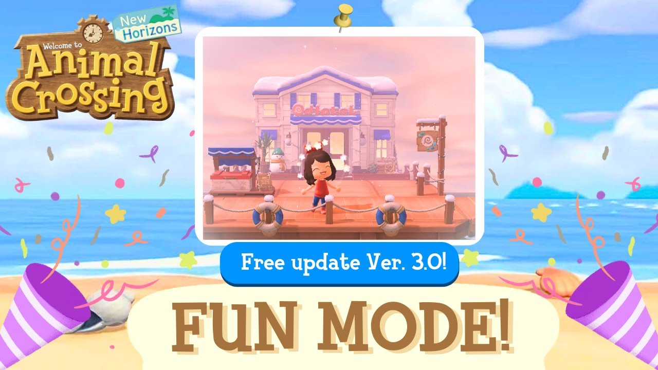 Animal Crossing Fun Mode in the New 3.0 Update! | #16 | Let's get started!