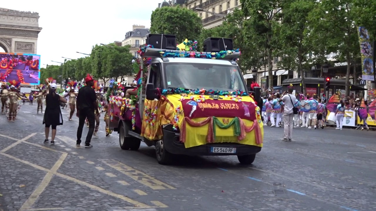 Carnaval Tropical de Paris 7 juillet 2019 #carnaval #tropical No.16 Malaka Sisters #mariepanic