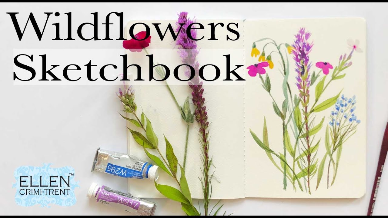 Watercolor Wildflower Painting tutorial