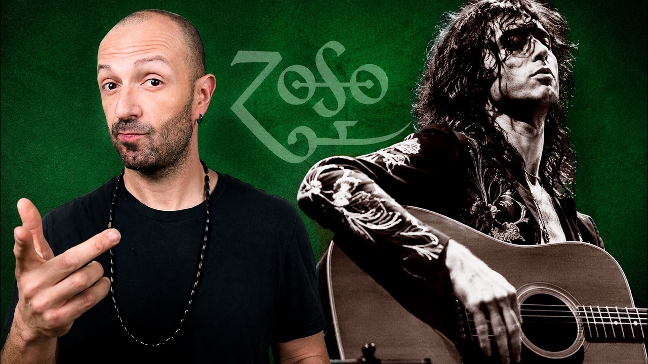 Come suona Jimmy Page sulla chitarra acustica