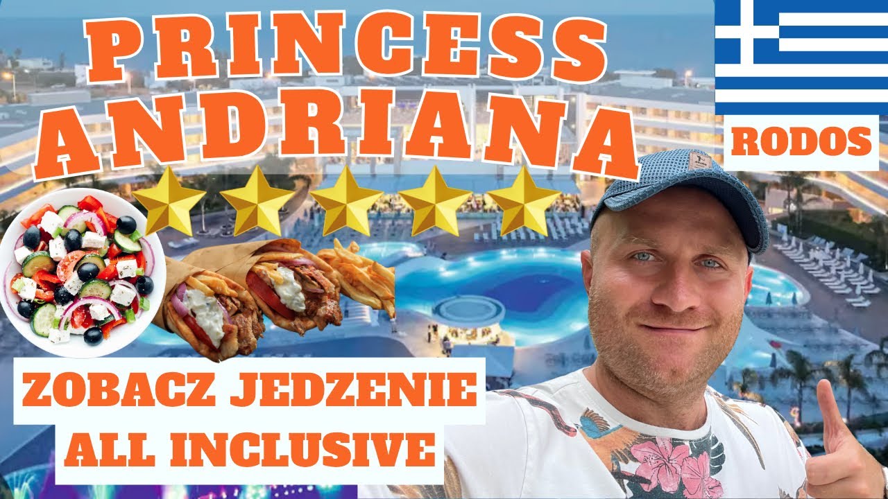 🇬🇷Co zjecie w PRINCESS ANDRIANA RESORT & SPA 5⭐️⭐️⭐️⭐️⭐️ Hotel All Inclusive Grecja. Rodos.