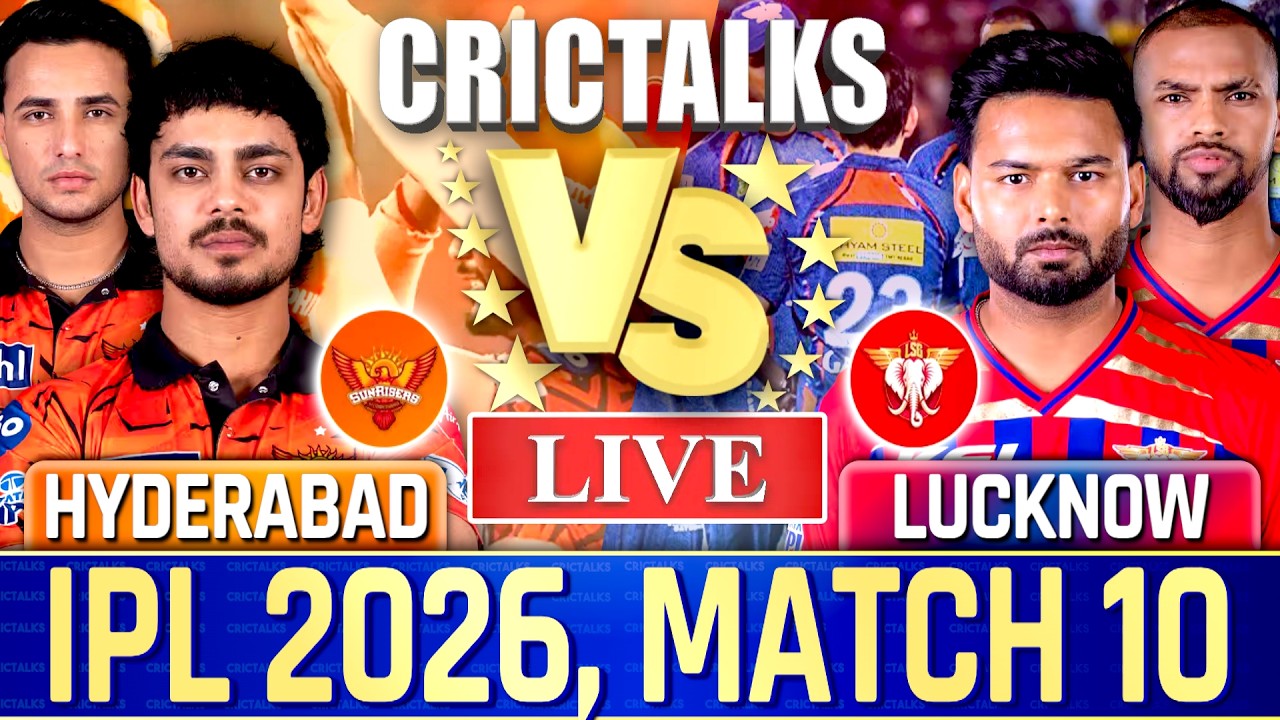 🔴 SRH vs LSG, IPL 2026 Live Cricket Match Today Score Commentary, Hyderabad vs Lucknow, Last 7