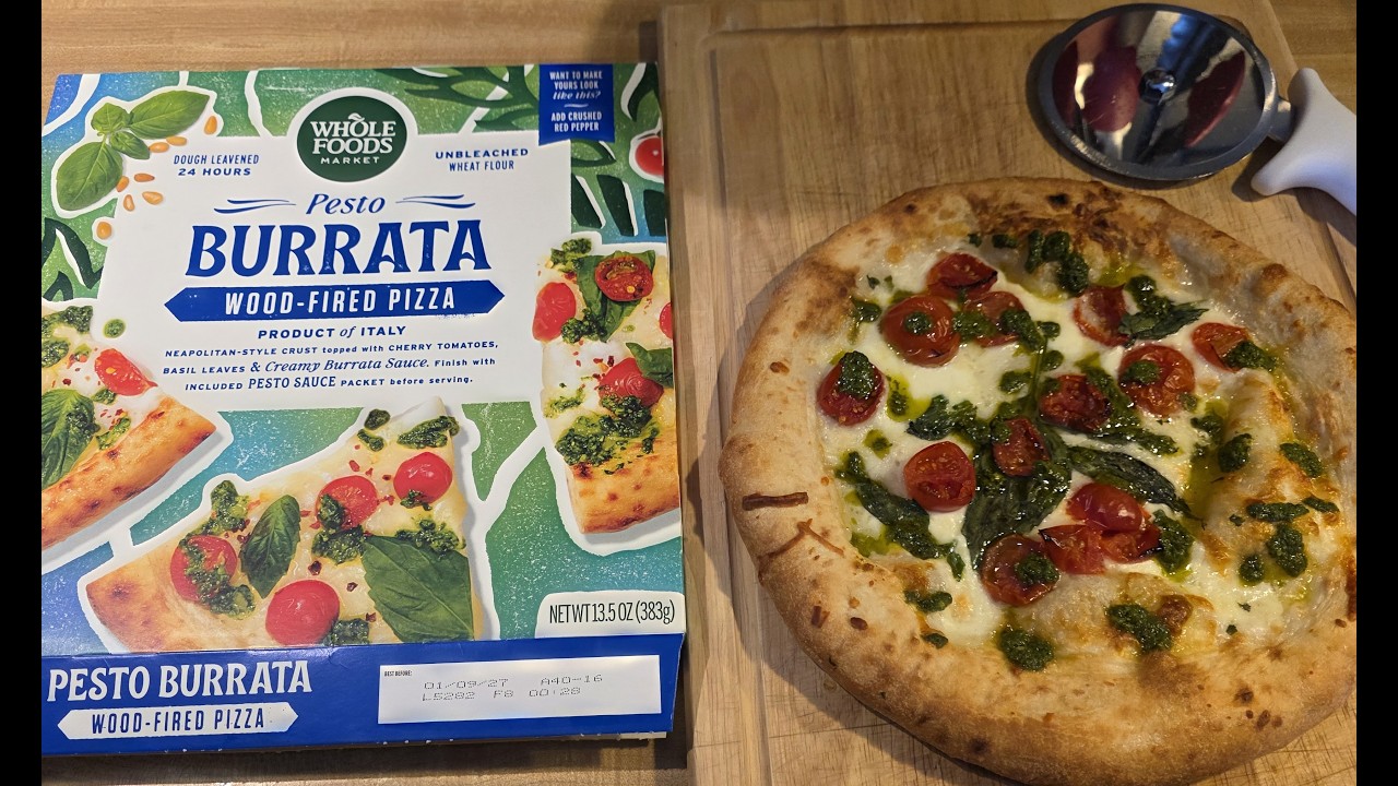WHOLE FOODS MARKET | Pesto Burrata Wood-FIred Pizza