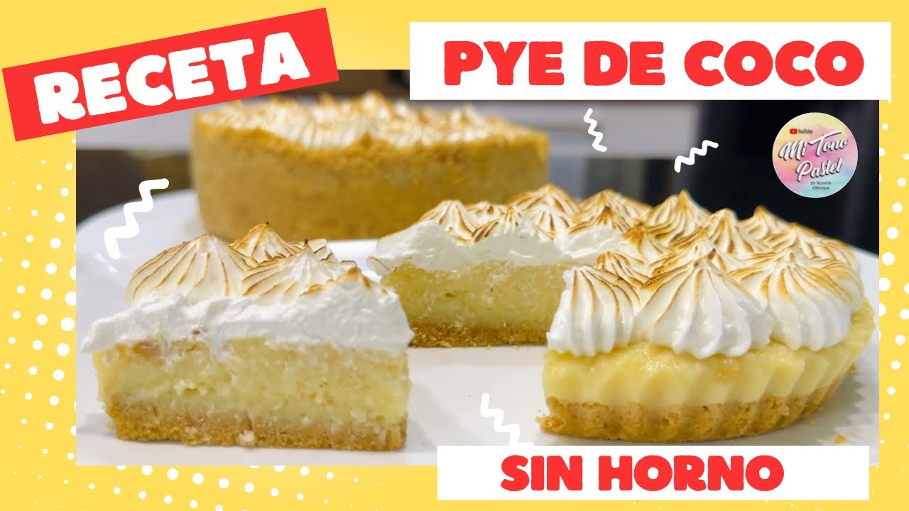 Pay de Coco 🥥 Fácil y sin Horno 😋