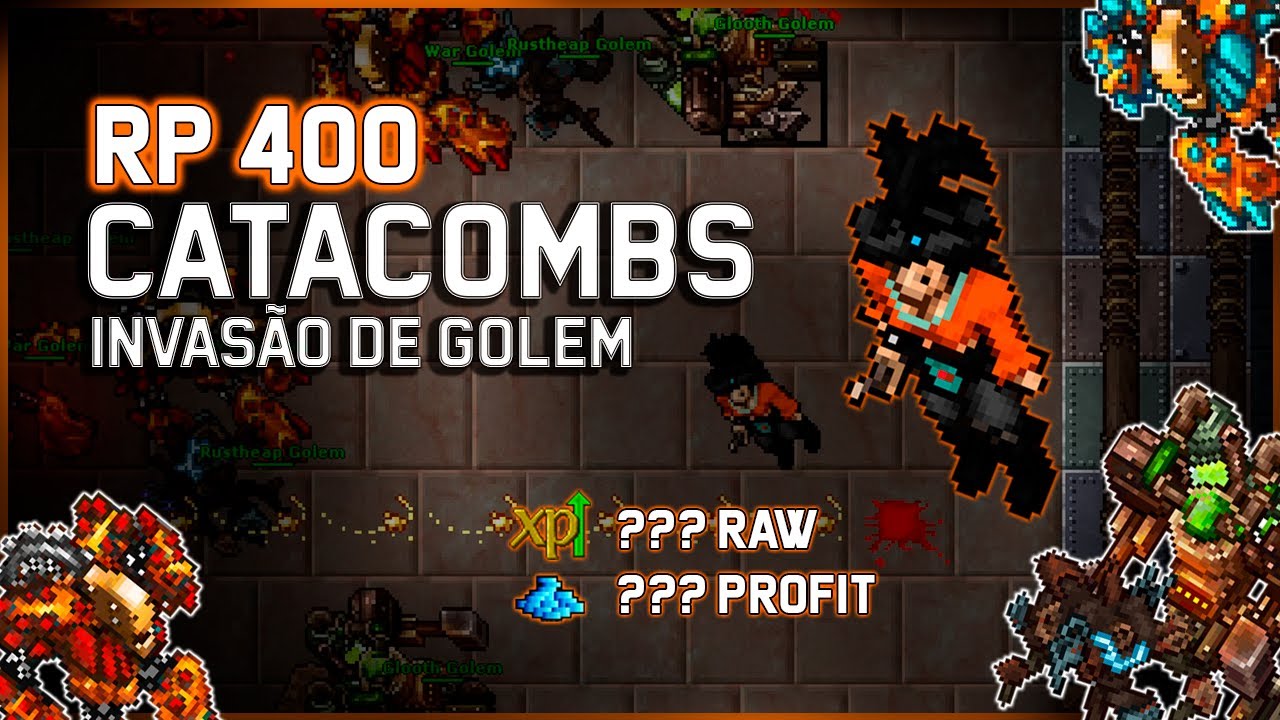 WAR GOLEM | Catacombs Oramond | RP 400 | Bestiary | Tibia Global | 2025
