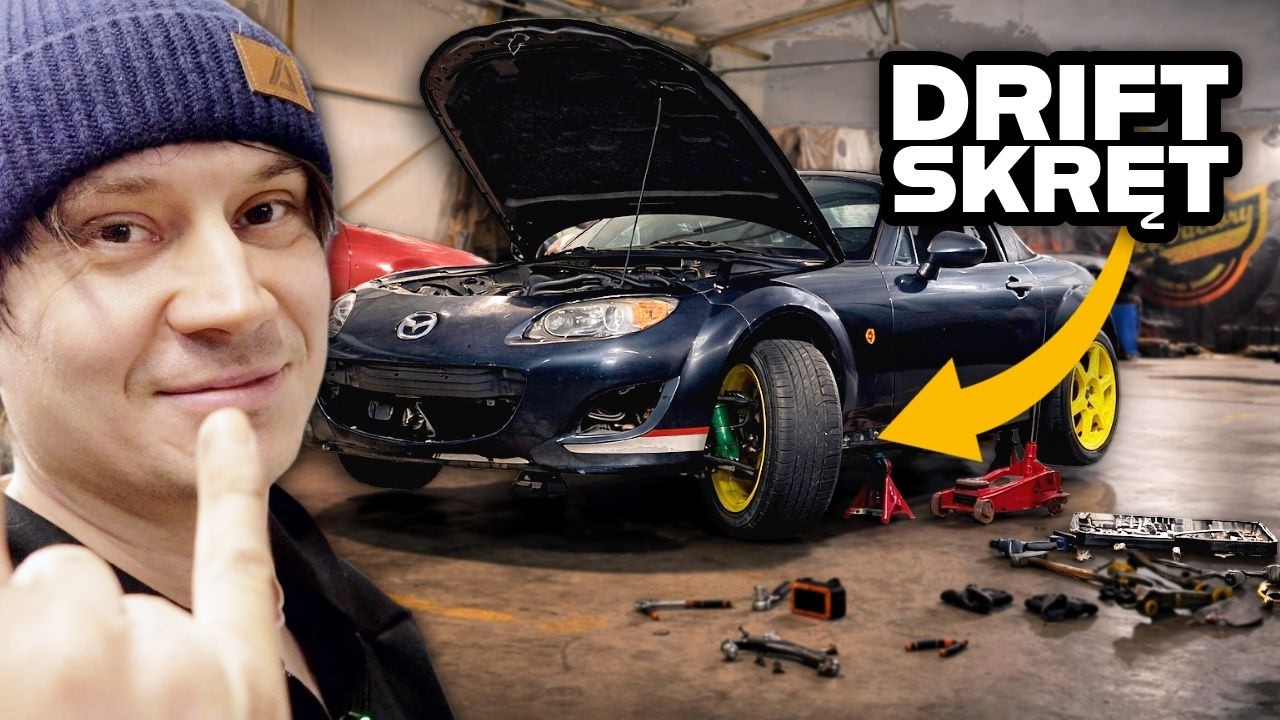 Montujemy DRIFT Skręt - Mazda MX5 NC Greta | radzio FLAT OUT