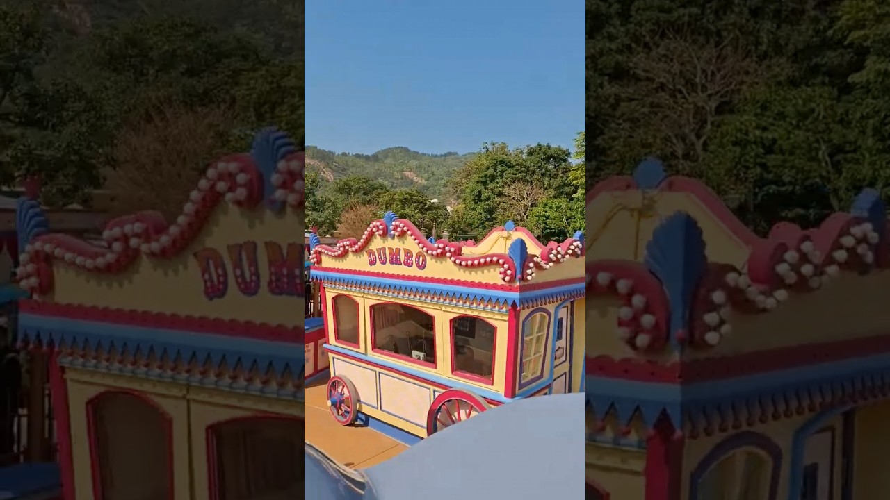 Flying Dumbo Hong Kong Disneyland 