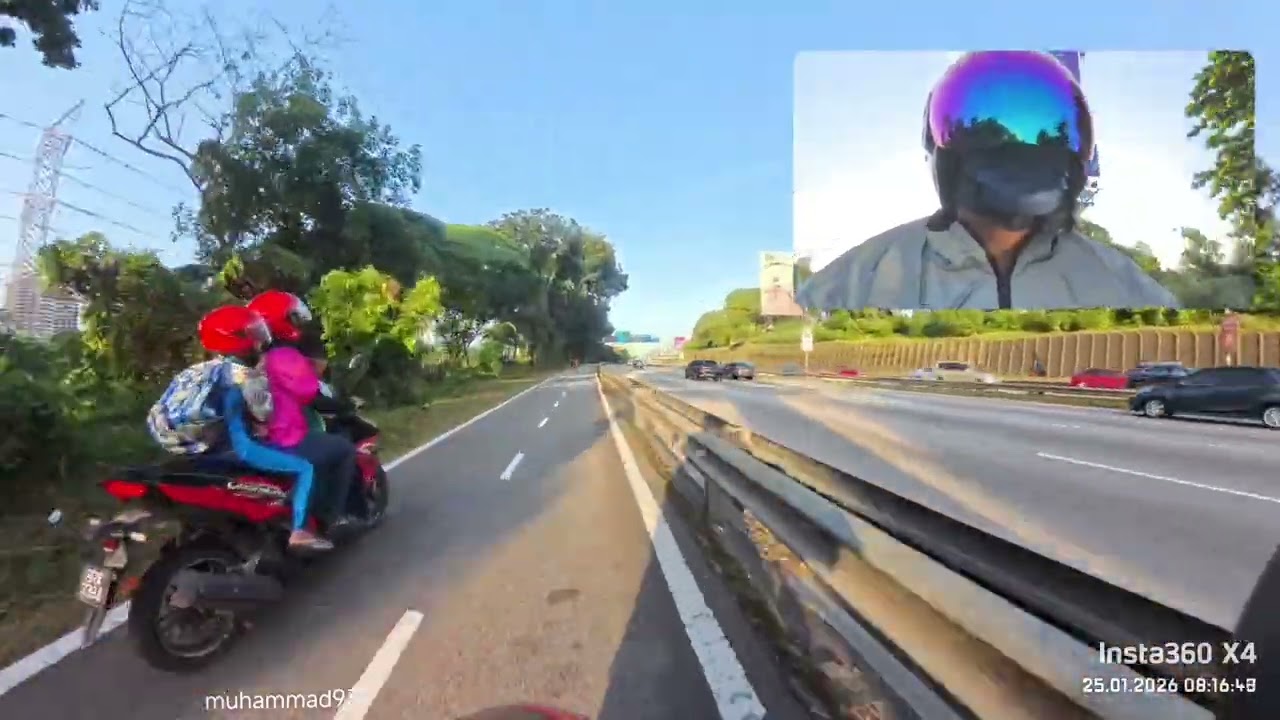 Insta360 X4 | Honda Vario 160 | 25/01/2026 #1 | Dari Mentari Court Ke Taiping, Perak