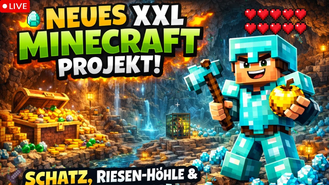 🎮💥 NEUES XXL MINECRAFT PROJECT 💥🎮🧭 Ein neues großes Abenteuer beginnt 🧭