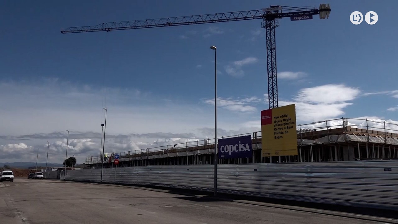 Inversió de 4 MEUR al nou edifici tècnic d’emergències a Sant Fruitós