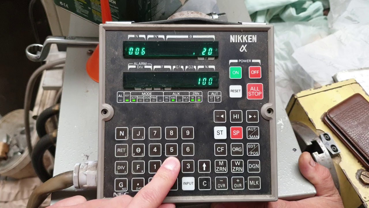 Programmation Armoire Alpha Diviseurs Nikken CNC170