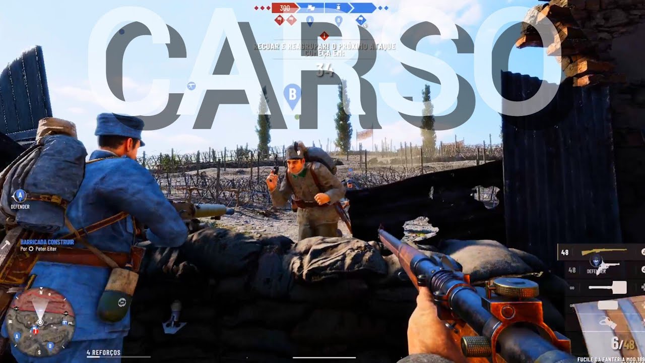 Isonzo: CARSO - gameplay sem coment&aacute;rios | PS5 slim 