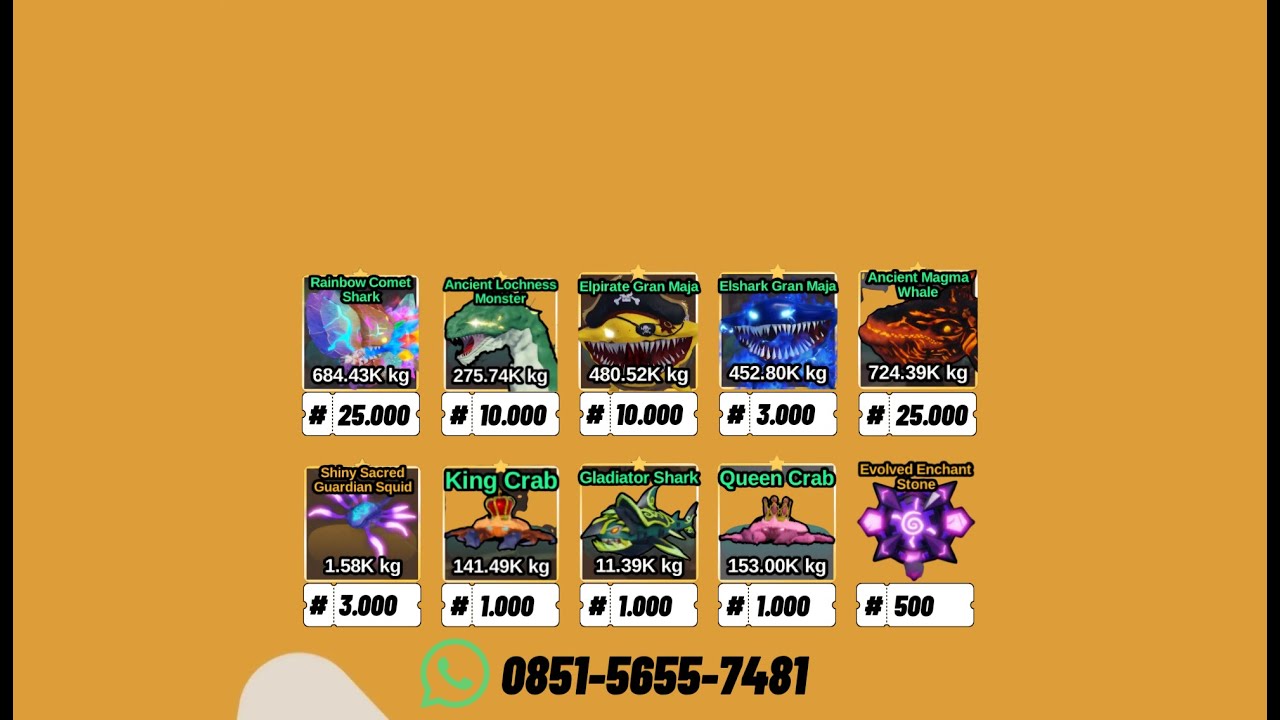 jual secret murah ( fish it roblox )