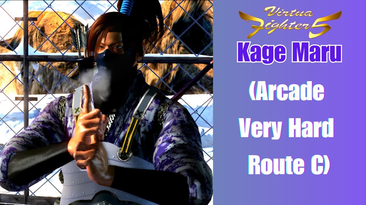 Virtua Fighter 5 — Arcade | Kage Maru | Very Hard | Route C