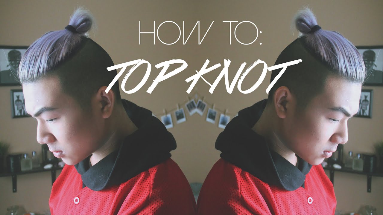 Men's Hair Tutorial: TOP KNOT // MAN BUN | ANHOPPA