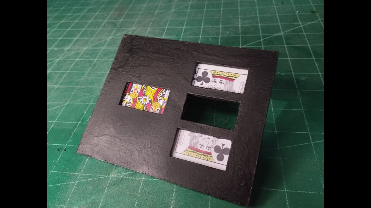 Zig zag card trick revealed & how to make.