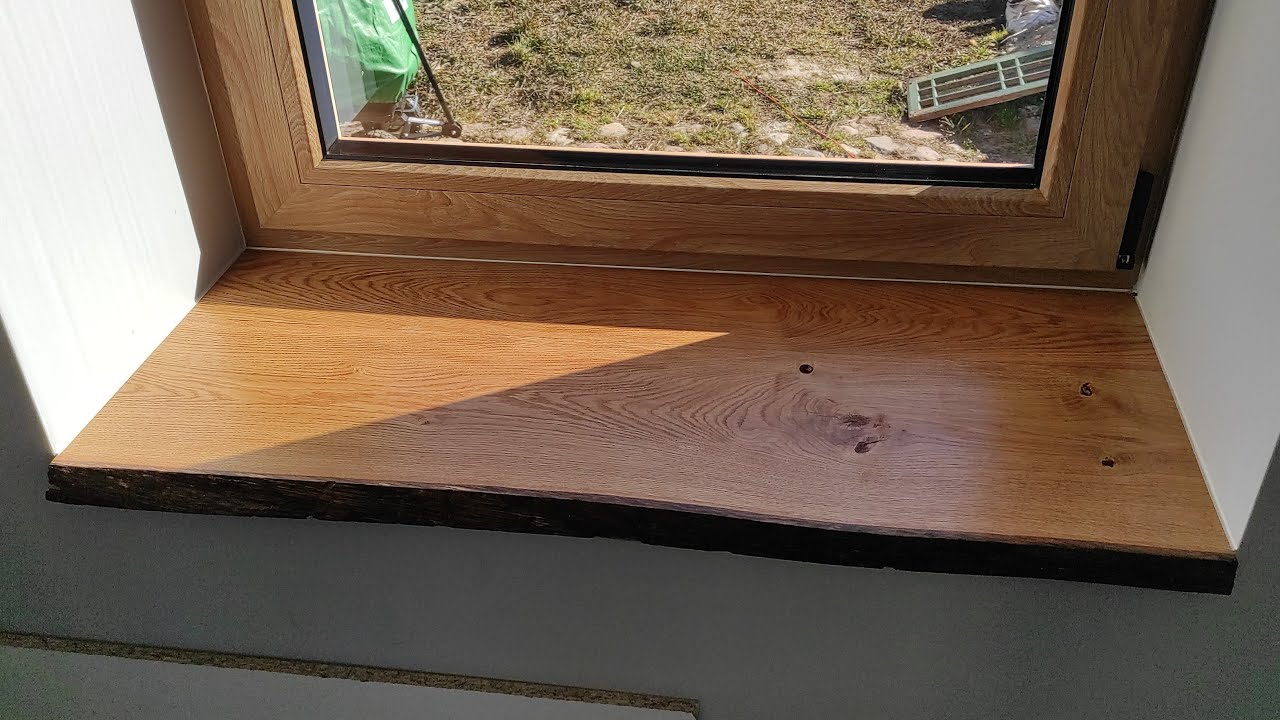 DIY Vensterbank (massief eik)