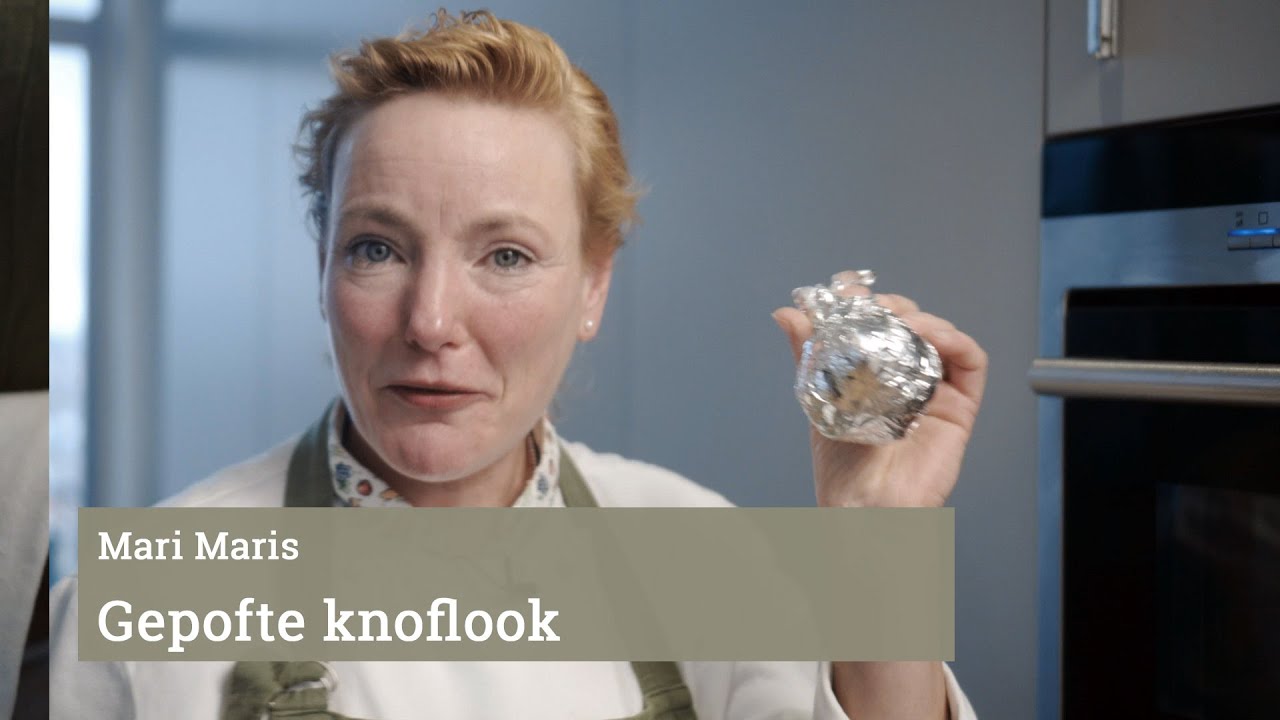Mari Maris maakt gepofte knoflook