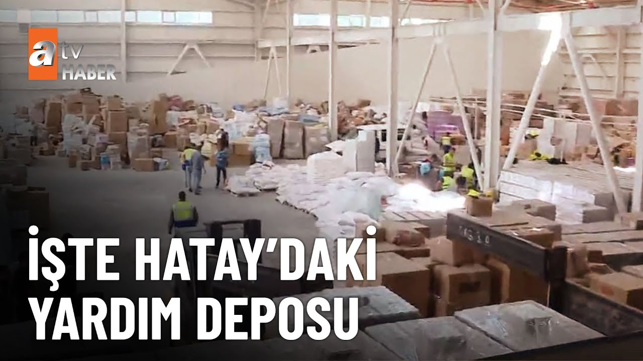 atv Haber yardım dağıtım merkezinde - atv Ana Haber 8 Mart 2023