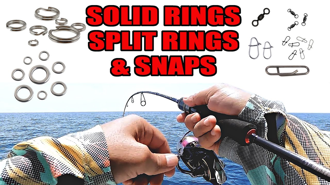 LIGHT JIGGING 101 - THE TRUTH ABOUT SOLID RINGS, SPLIT RINGS AND SNAPS FOR LIGHT JIGGING