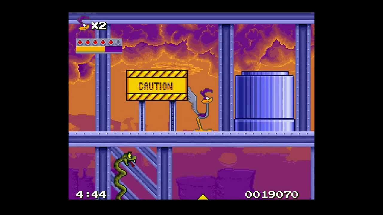 Road Runner's Death Valley Rally SNES no death