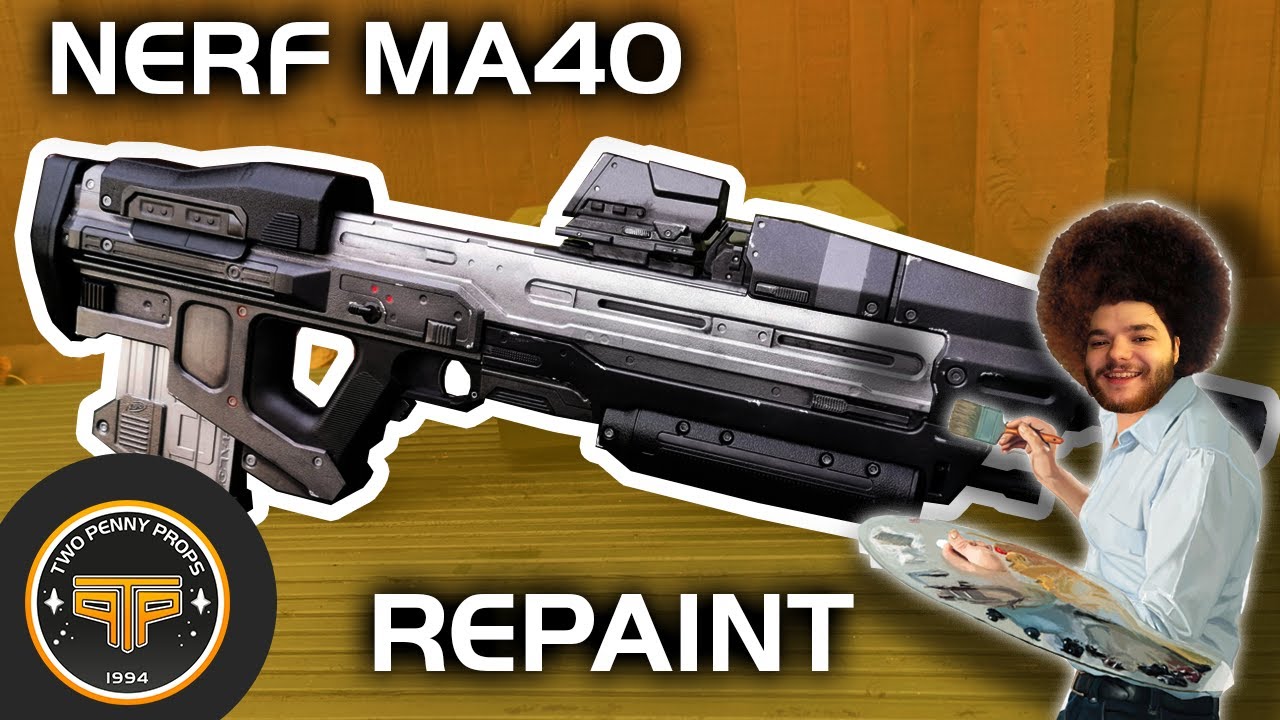Halo: Painting The Nerf MA40 Halo Infinite