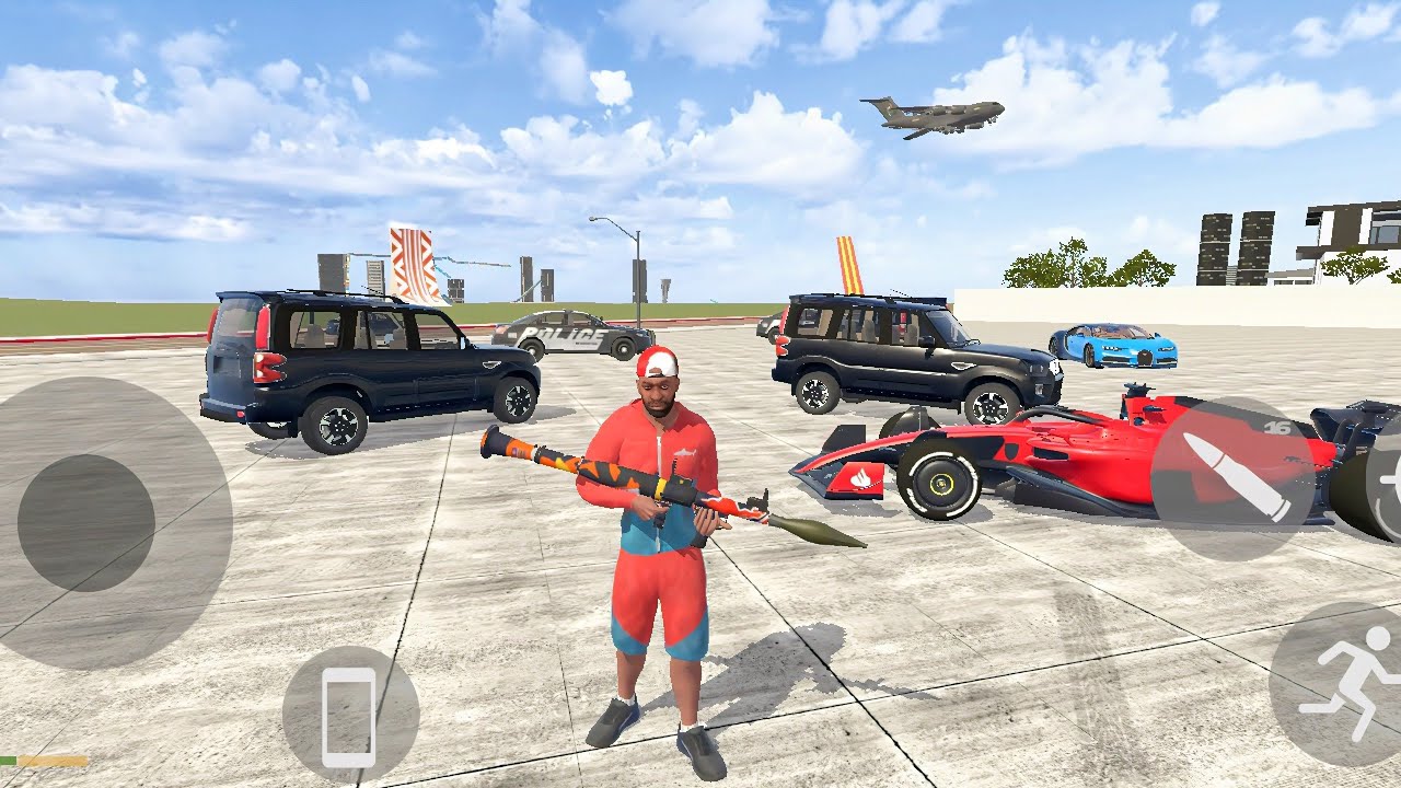 Franklin ke piche police 🚨 pad gai On road in Game 🎯 