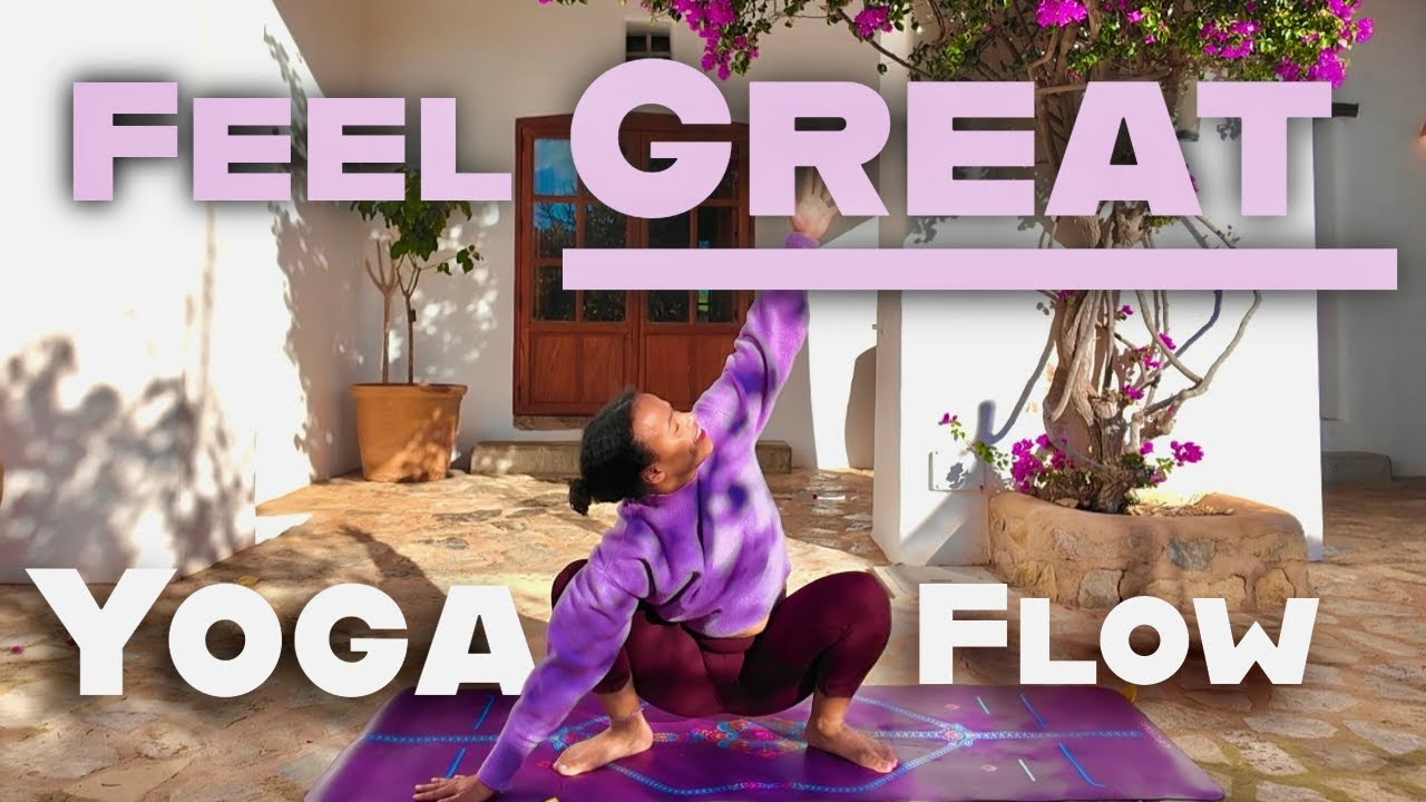 Yoga to Feel Great! | 20 minute Dynamic Vinyasa (Flow) | Yoga in Ibiza with Downwarddoc