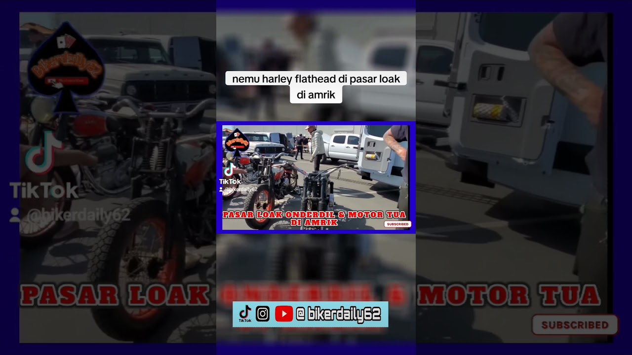 nemu harley flathead di pasar loak di amrik #short #pasarloak #pasarmotortua #swapmeet #fyp #harley