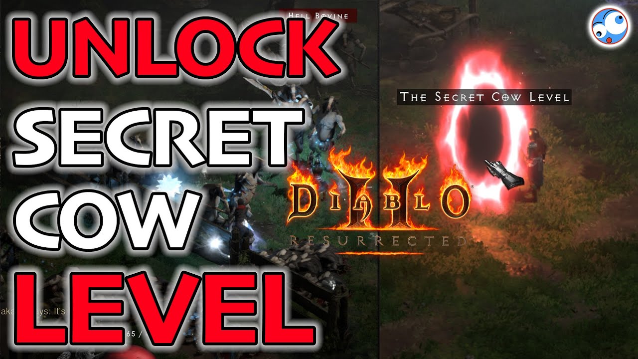 Как создать СЕКРЕТНЫЙ УРОВЕНЬ КОРОВЫ в Diablo 2 Resurrected (Руководство) Diablo II Resurrected