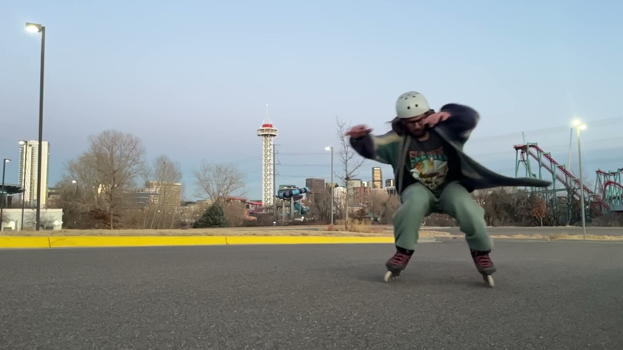 Flatland Practice 123 - working 2 tricks in a cardigan 