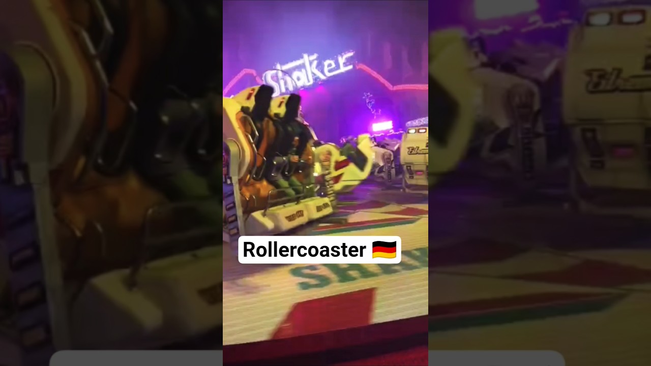 Rollercoaster center in Hamburg Germany 