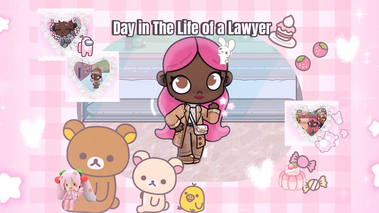 Day in The Life || Of a Lawyer|| {Avatar World} 🎀🧸[Kawaii] [Pink]