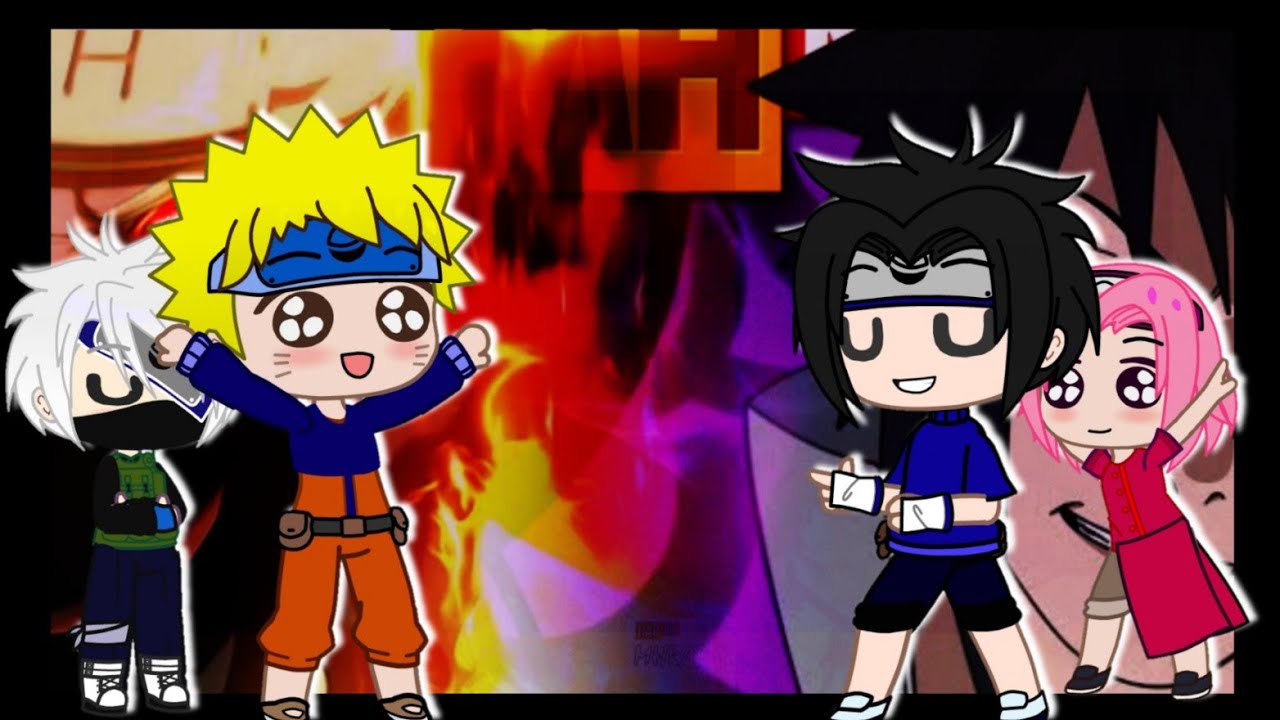 🍜Time 7 reagindo a •Tipo Narutin e •Tipo Sasuke |GachaClub|🍜