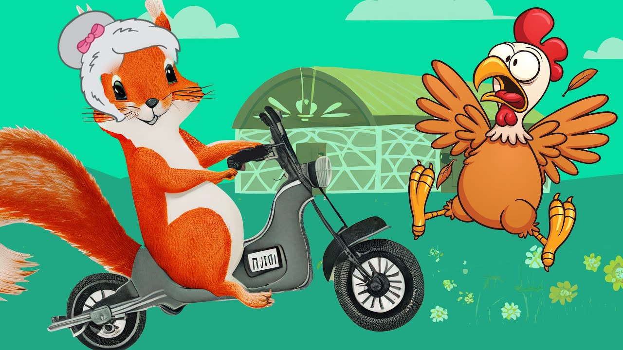 Meine Oma fährt im Hühnerstall Motorrad 🐔 Kinderlieder