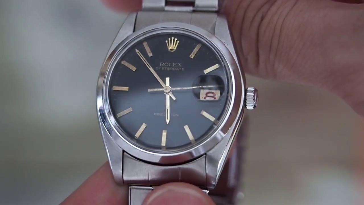ROLEX Oyster Precision 6694 Black Dial