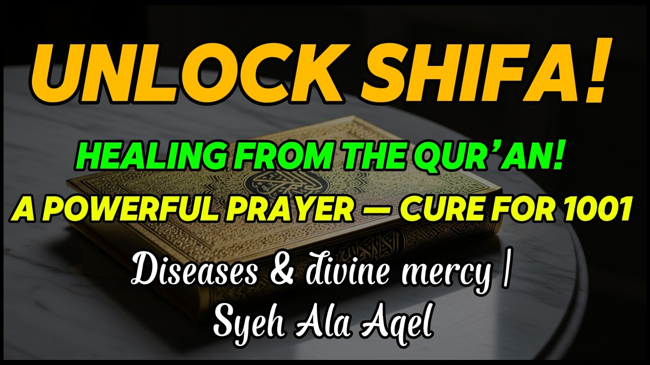 Unlock Shifa! Healing from the Qur’an! A Powerful Prayer — Cure for 1001 Diseases & divine mercy