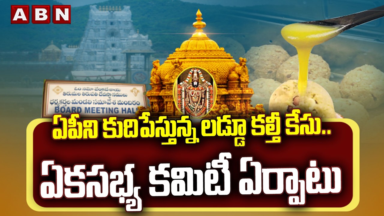 ఏపీని కుదిపేస్తున్న లడ్డూ కల్తీ కేసు.. ఏకసభ్య కమిటీ ఏర్పాటు | Tirumala Laddu Controversy | ABN