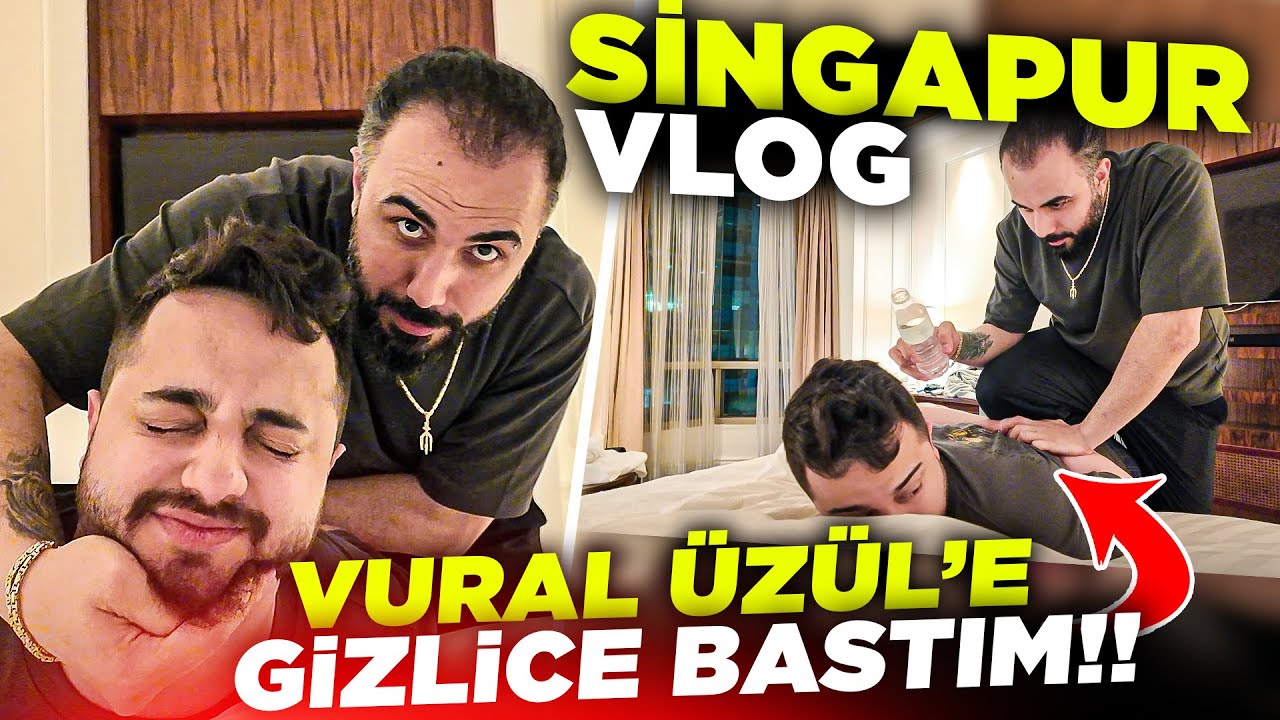 SİNGAPUR'A GİTTİM!! VURAL ÜZÜL'Ü GİZLİCE ODASINDA BASTIM!! 😱